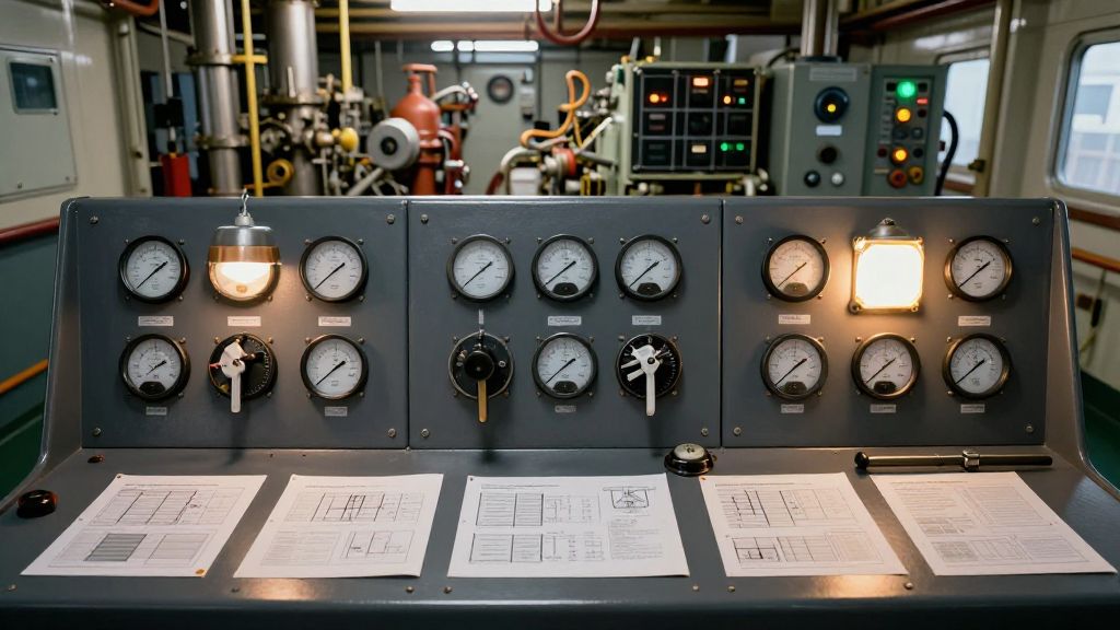 Engine control room