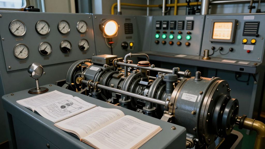 Diesel generator governor linkage